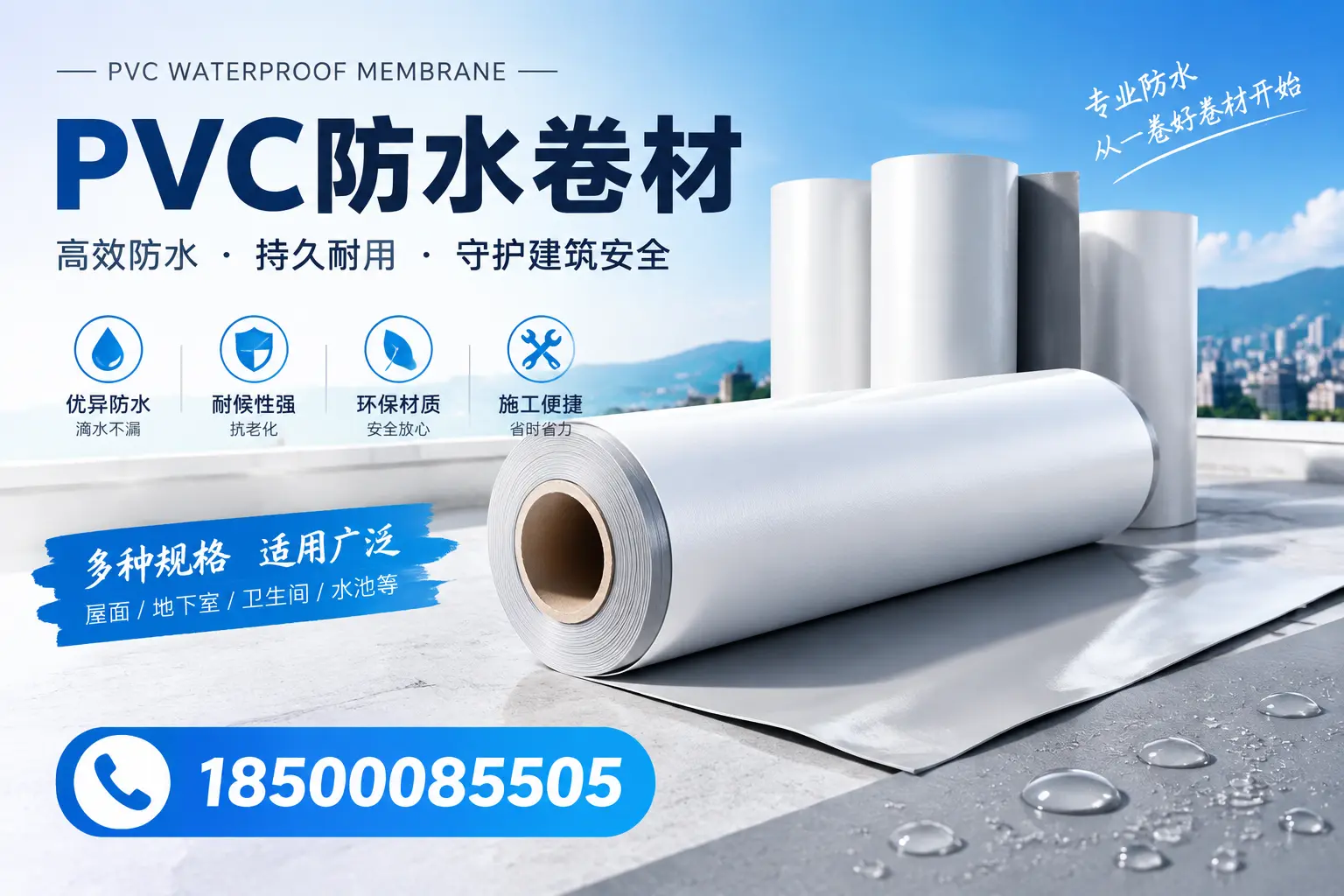 如何选择适合的PVC防水卷材？专家为您解答陇南的需求